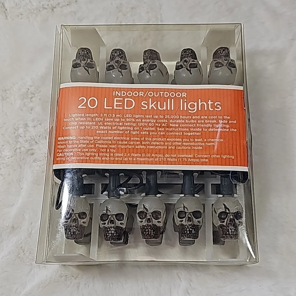 Indoor/Outdoor 20 Led Skull Lights